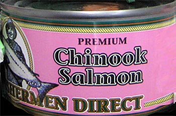 Canned Chinook Salmon